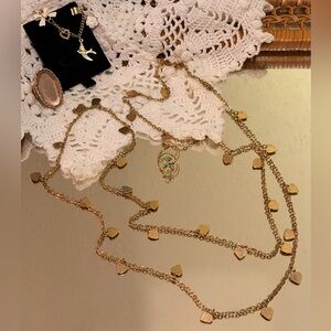 Elegant Gold Heart Necklace